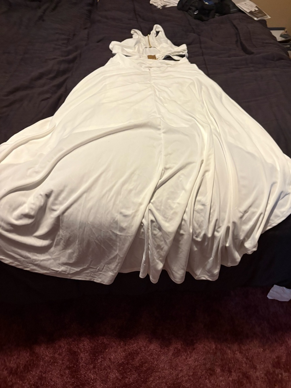 CQ by CQ - White Women's Flowing Midi Dress